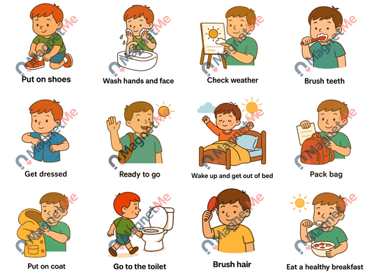 Child Morning Routine Set - 12