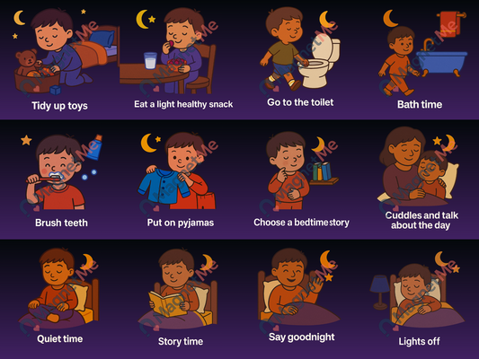 Child Bedtime Routine Set - 12